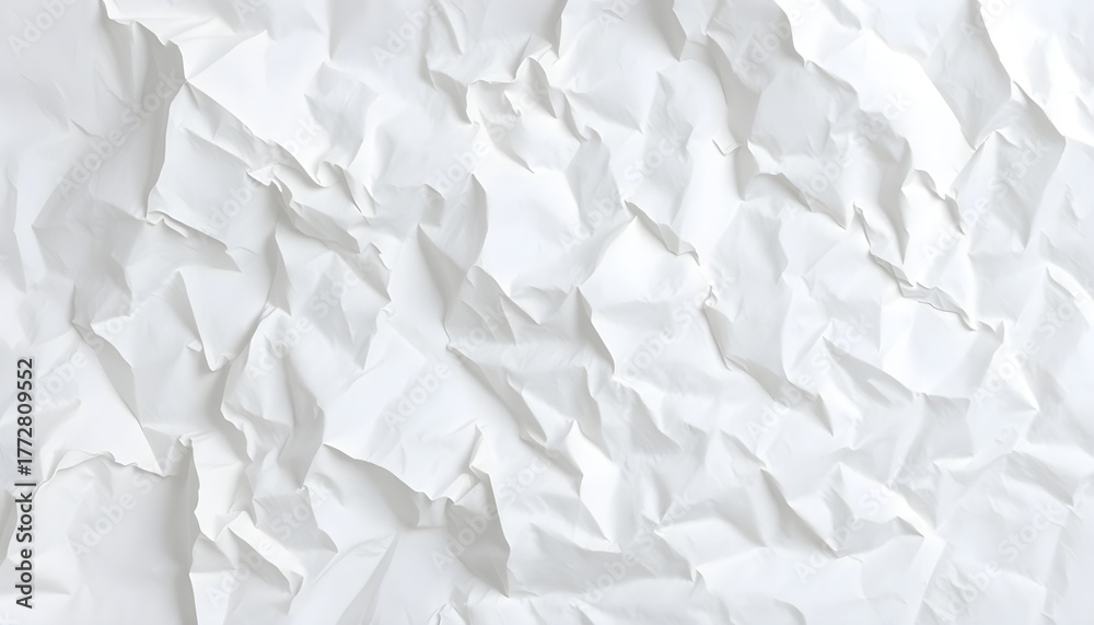 Fototapeta premium 구겨진흰색종이질감배경