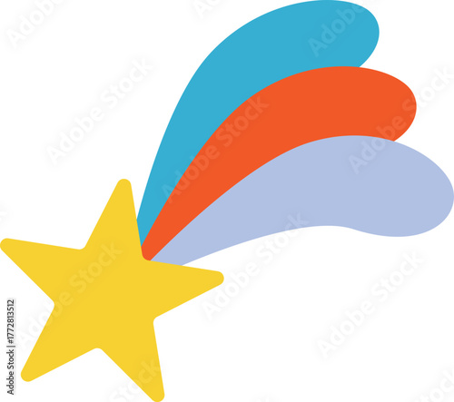 떨어지고 있는 별똥별