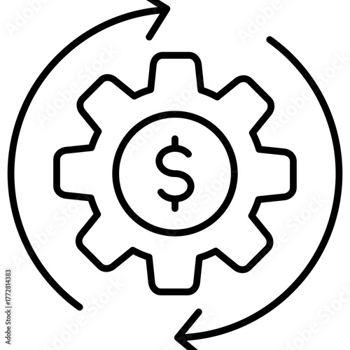 Optimization Outline Icon