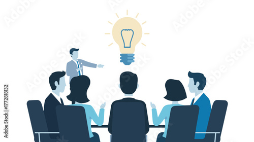 Digital Connection and Online Technology Interaction via Laptop Screen Illustration