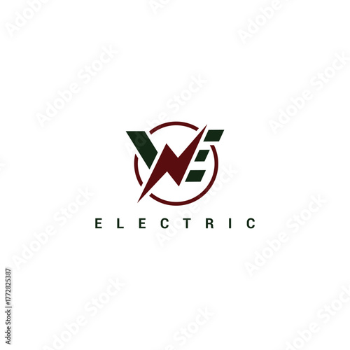 A vector check mark Electrical icon design with yes and no symbols for business choice, test, and web success