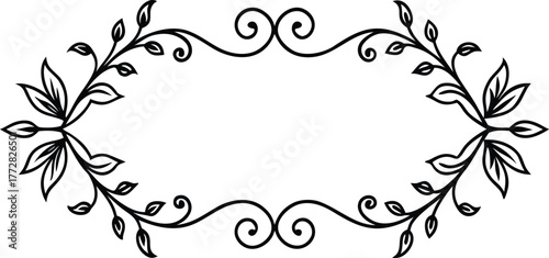 Adobe Illustrator Artwork Vintage Ornamental Border and Frame 