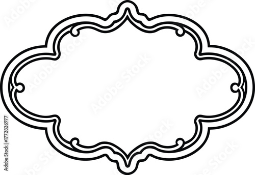 Adobe Illustrator Artwork Vintage Ornamental Border and Frame 