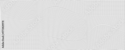 Vector panoramic paper image. Graphic regular dot grid background. eps 10