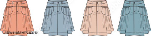 Trendy Skirts Collection A Variety of Stylish Designs in Different Colors for Fashion Enthusiasts