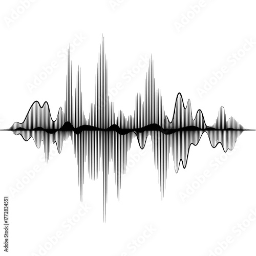 Audio Waveform Visualization - Capturing Sounds Dynamic Essence.