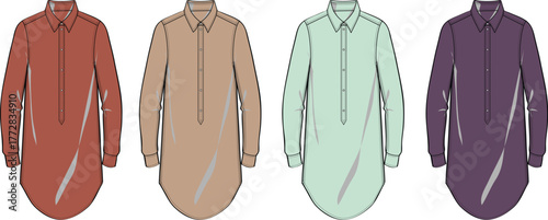 Versatile Long Sleeve Shirt Collection in Diverse Colors for Modern Wardrobes
