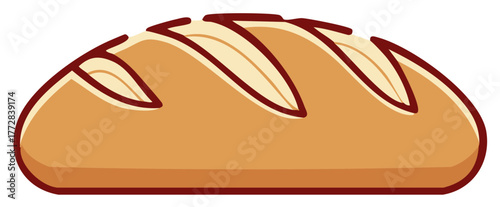 Freshly Baked Bread Illustration
