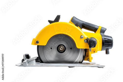 electric saw isolated on white