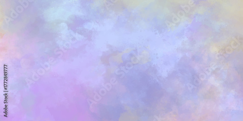multicolor clouds texture watercolor picture painting illustration. Old grunge textures design painted watercolor background on paper texture.Color splashing on paper with watercolor splashes, grunge.