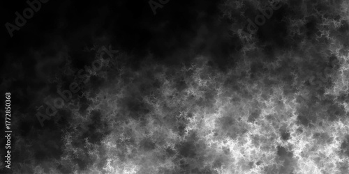 Abstract smoke texture over black. Steam explosion special effect. black background of fluffy texture of down. abstract powder, water spray on black background. stone concrete texture grunge backdrop	