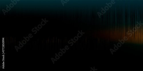 Subtle atmospheric dark abstract background with vertical teal and orange light leaks.