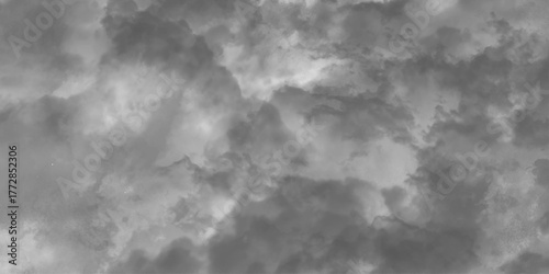 Dark Gray Cloud Texture Background. Black and White Cloud Texture. cloudscape of rain and storm clouds 3d illustration transparent background clip art. Pattern Backdrop Wallpaper .