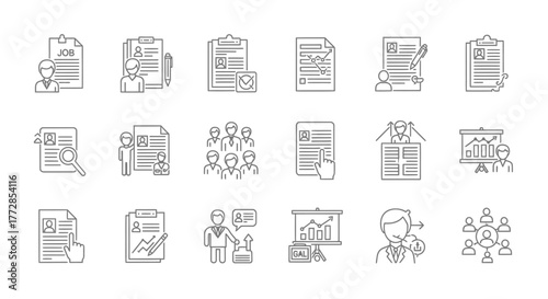 A comprehensive set of vector icons for business, web, and finance illustrating concepts like money, phone, home, and document design
