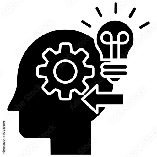 Proactive Approach Glyph Icon