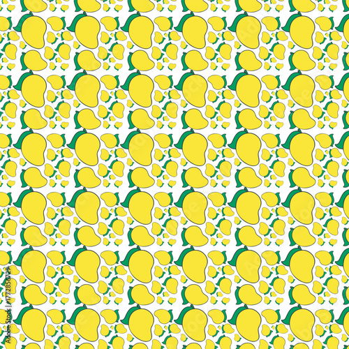 Mango Pattern Creative Background Design