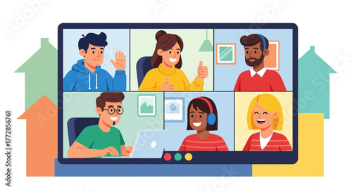 Online Meeting Communication Design and Working From Home in Modern Digital Age