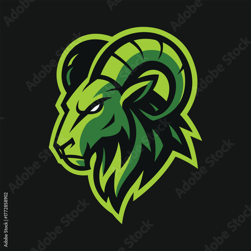 Angry Ram illustration design