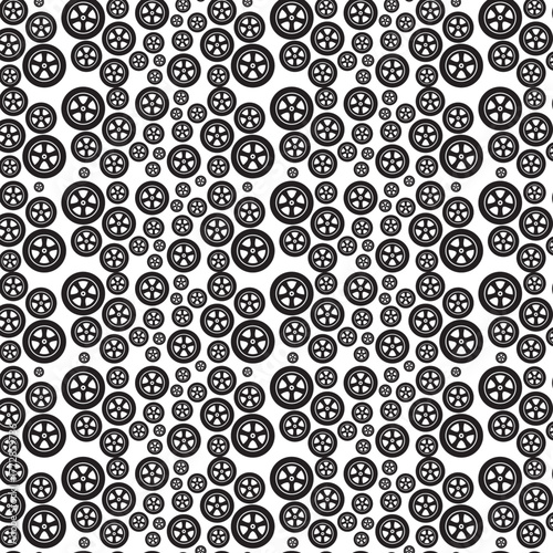 Wheel Pattern Creative Background Design