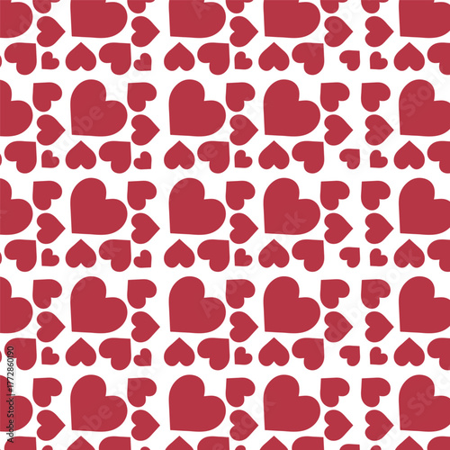 Heart Pattern Creative Background Design