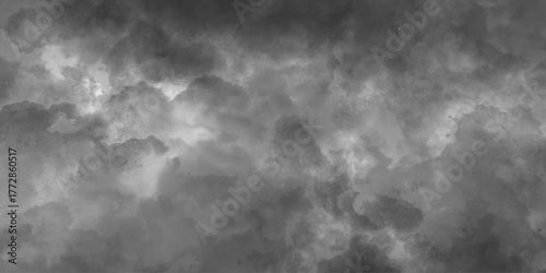 Dark Gray Cloud Texture Background. Black and White Cloud Texture. cloudscape of rain and storm clouds 3d illustration transparent background clip art. Pattern Backdrop Wallpaper .