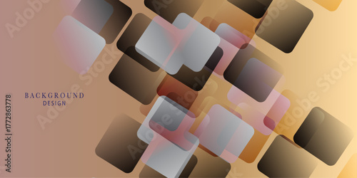 Abstract  geometric background design soft latte color