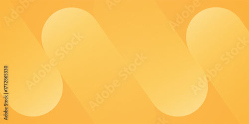 Bright orange-yellow abstract dynamic background with waving shapes. Fresh lemon orange color. Modern wallpapers for templates, banners, sales, events, ads, web and pages