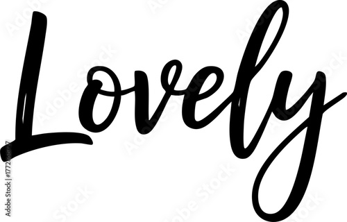 Lovely Calligraphy Typography