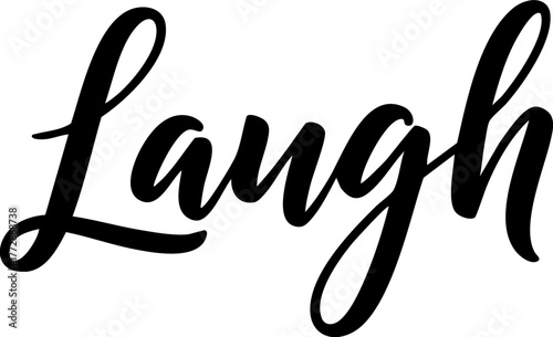 Laugh Handwritten SVG