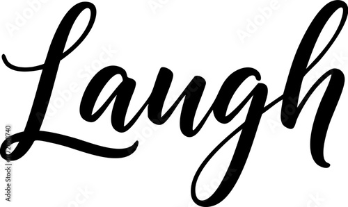 Laugh Script SVG