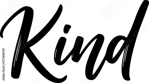 Kind Hand Lettering SVG