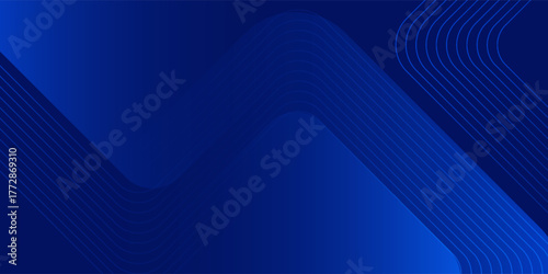 Abstract blue background. Modern simple blue geometric design. Minimal shapes. Suit for booklet, brochure, banner, poster, website, flyer, cover, corporate, backdrop. Vector illustration