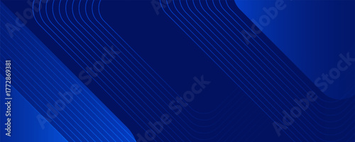 Abstract blue background. Modern simple blue geometric design. Minimal shapes. Suit for booklet, brochure, banner, poster, website, flyer, cover, corporate, backdrop. Vector illustration