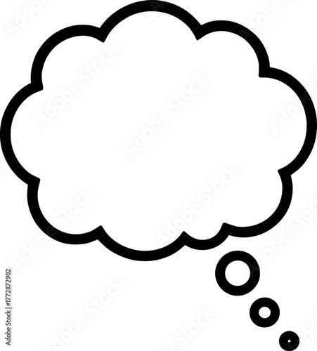 Thought Bubble SVG Cut Files for Cricut & Silhouette