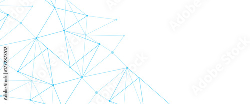 Vector new style abstract minimalist lines and dots technology pattern geometric background