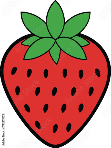 strawberry vector illustration