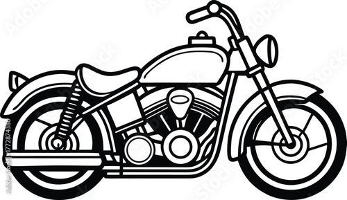 motorcycle vector illustration