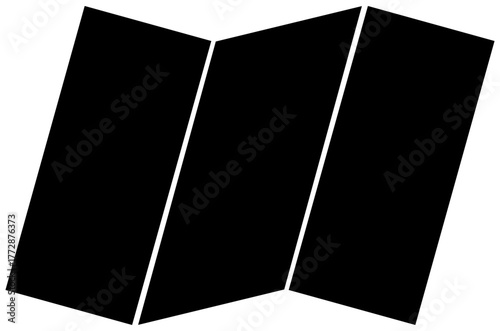 情報やエリア案内に使える、シンプルで見やすい地図デザインのベクターイラスト｜ビジネス資料やWebデザインに最適なマップ素材