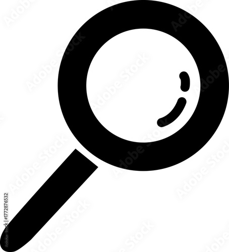 探す・調べる・検索をテーマにした、手描き風で親しみやすい虫眼鏡アイコン素材｜ポップで使いやすいベクターイラスト