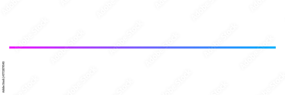 Obraz premium Pink to blue gradient horizontal line
