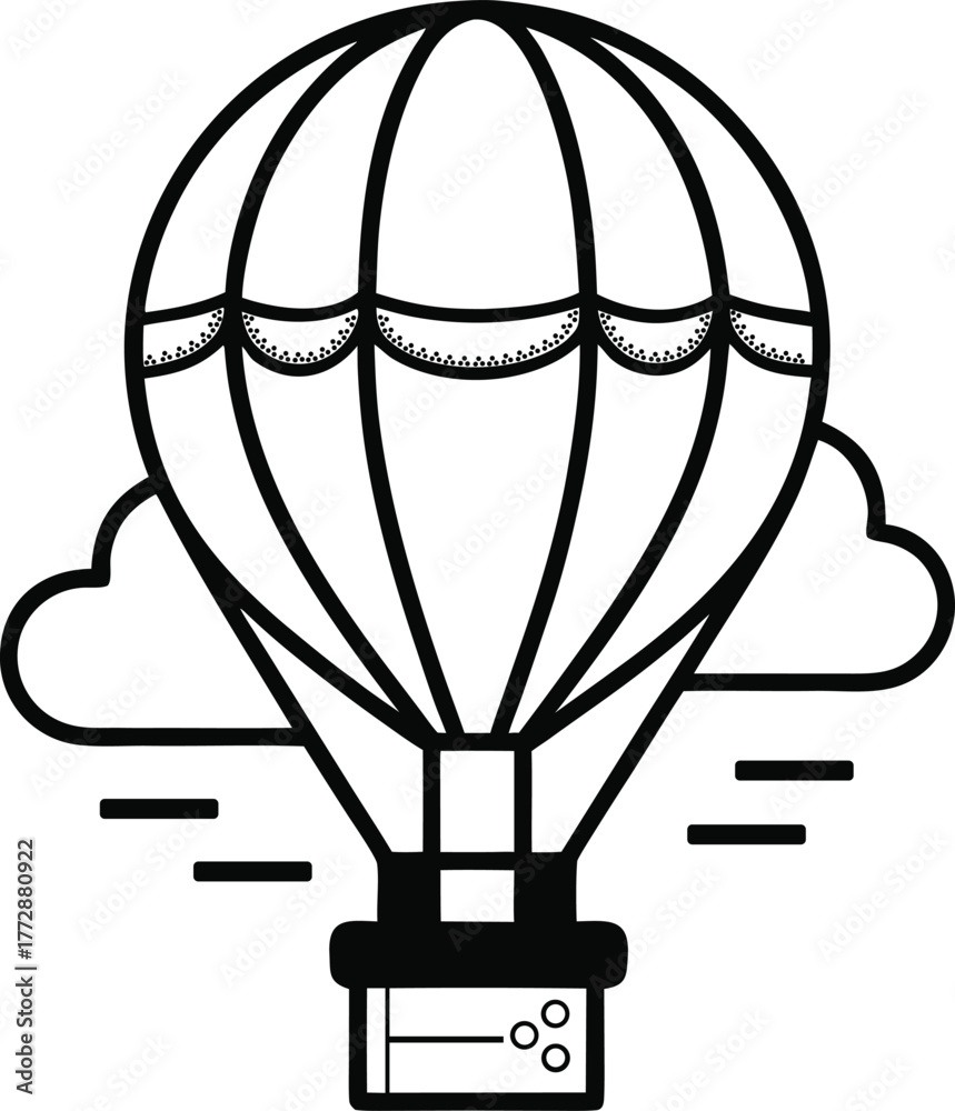 Obraz premium hot air balloon