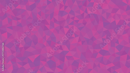 Vibrant geometric mosaic pattern in bright magenta and purple hues energetic abstract design