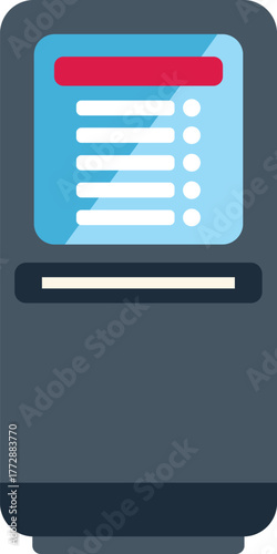Modern payment terminal accepting contactless payment using nfc technology
