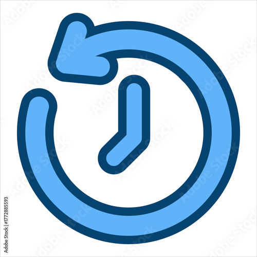 History Single Icon Vector Collection 