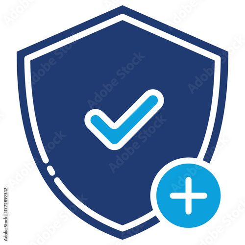 Insurance Flat Blue Icon