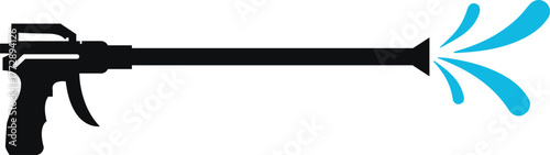 unique pressure washing gun icon