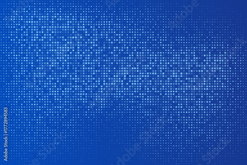 Blue Design Financial Technology Fintech Abstract Background Pixel Pattern. Abstract Business Technology Background Modern Abstract Art