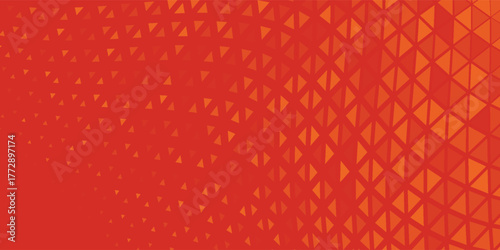Triangle Half Color Pattern Vector Modern Orange Abstract Geometric Technology Background. Triangle Half Color Texture. eps 10 vector