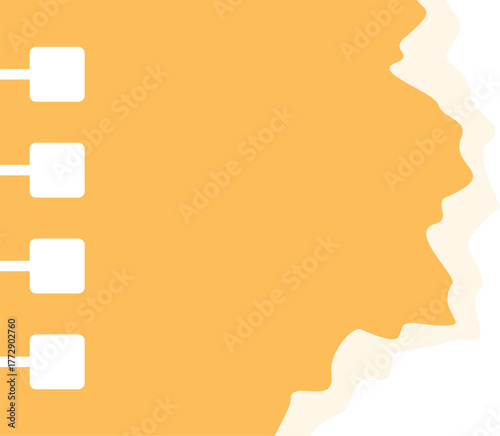 Orange celluloid film strip burning on right side with white background, representing loss of footage, fire hazard, or film decay