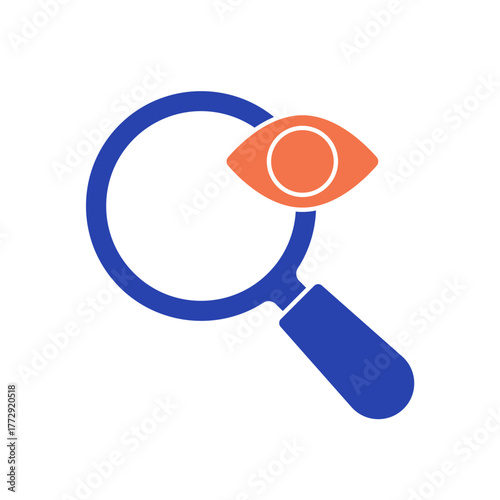 Seek icon outline editable stroke line drawing eps